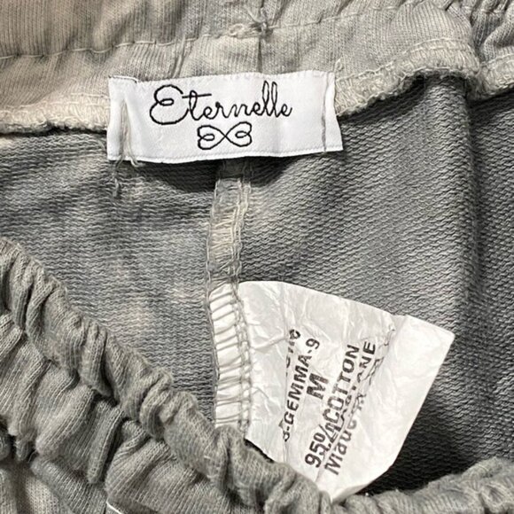 Eternelle Made in Italy Sweatpants White & Grey Print Size M - Picture 7 of 7